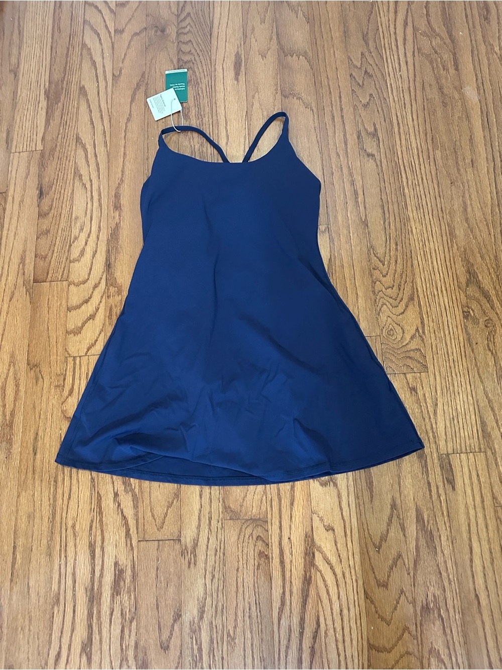 HALARA Plush Backless Active Dress-Easy Peezy- Navy